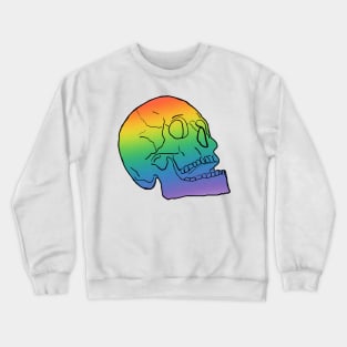 Rainbow Skull Crewneck Sweatshirt